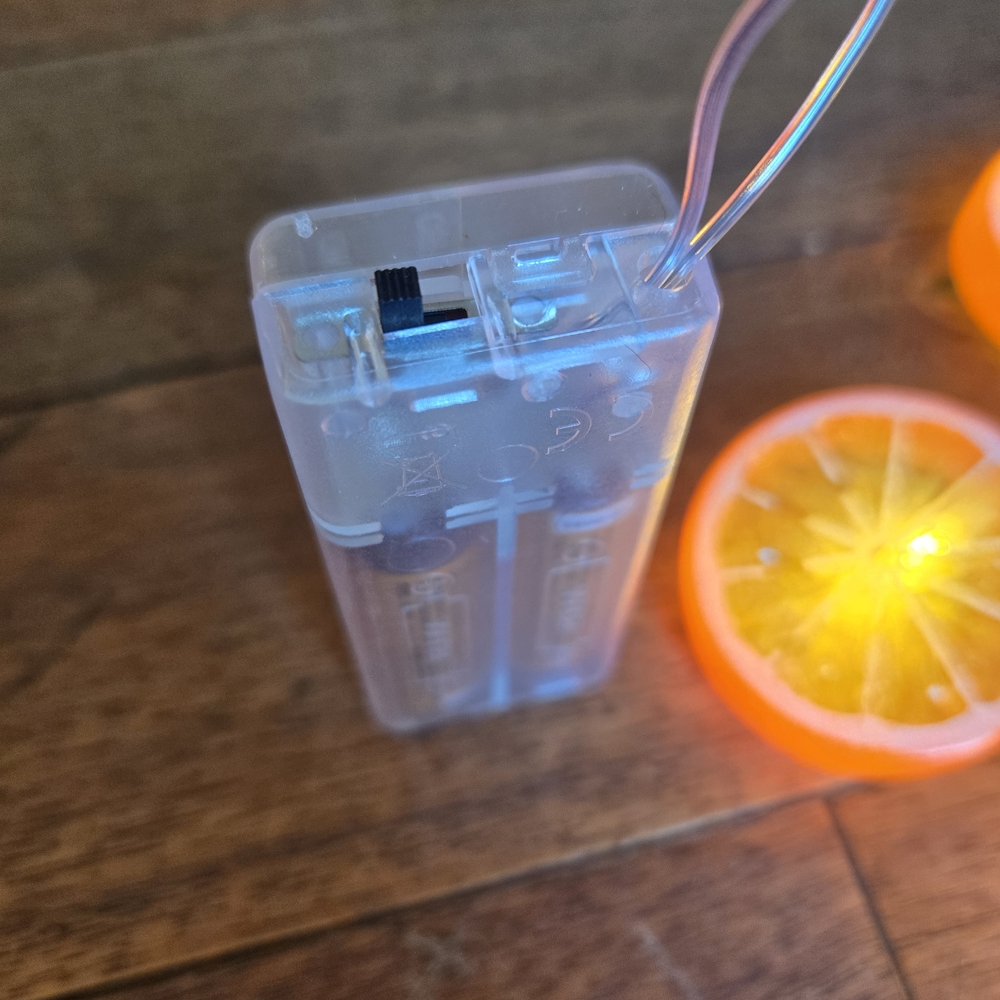 Orange Twinkle String Lights - Picture 5 of 6